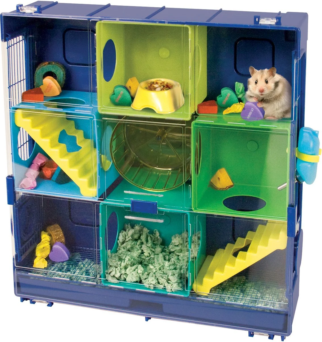 Ware Critter Universe 3 Wall Hamster Cage, Multi-Color