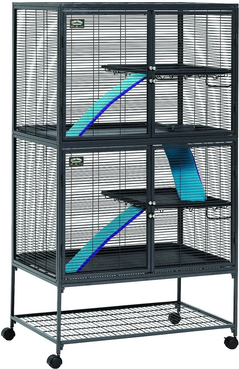MidWest Critter Nation Deluxe Small Animal Cage, Two Story