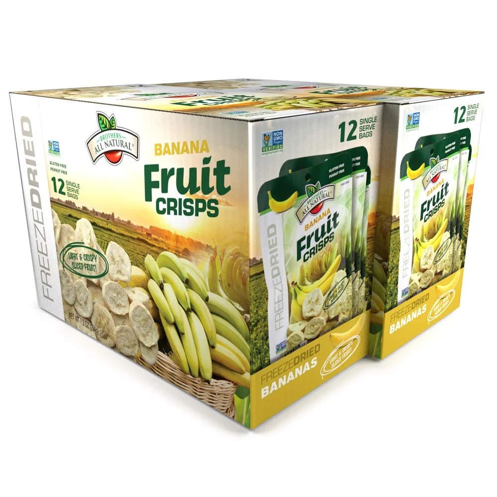 Brothers-ALL-Natural Fruit Crisps, Banana, 0.59 oz (Pack of 24)