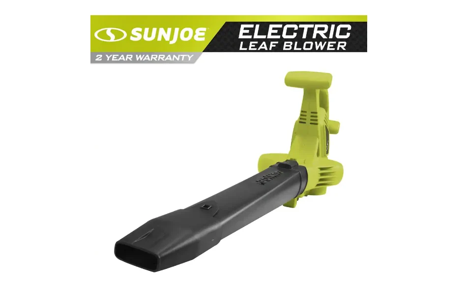 Sun Joe SBJ605E 250 MPH 440 CFM 14 Amp Electric Handheld Blower/Vacuum/Mulcher in Green