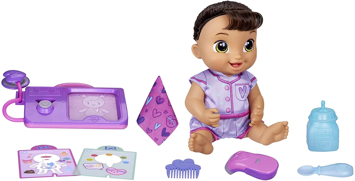 Baby Alive Lulu Achoo Doll, 12-Inch Interactive Doctor Play Toy