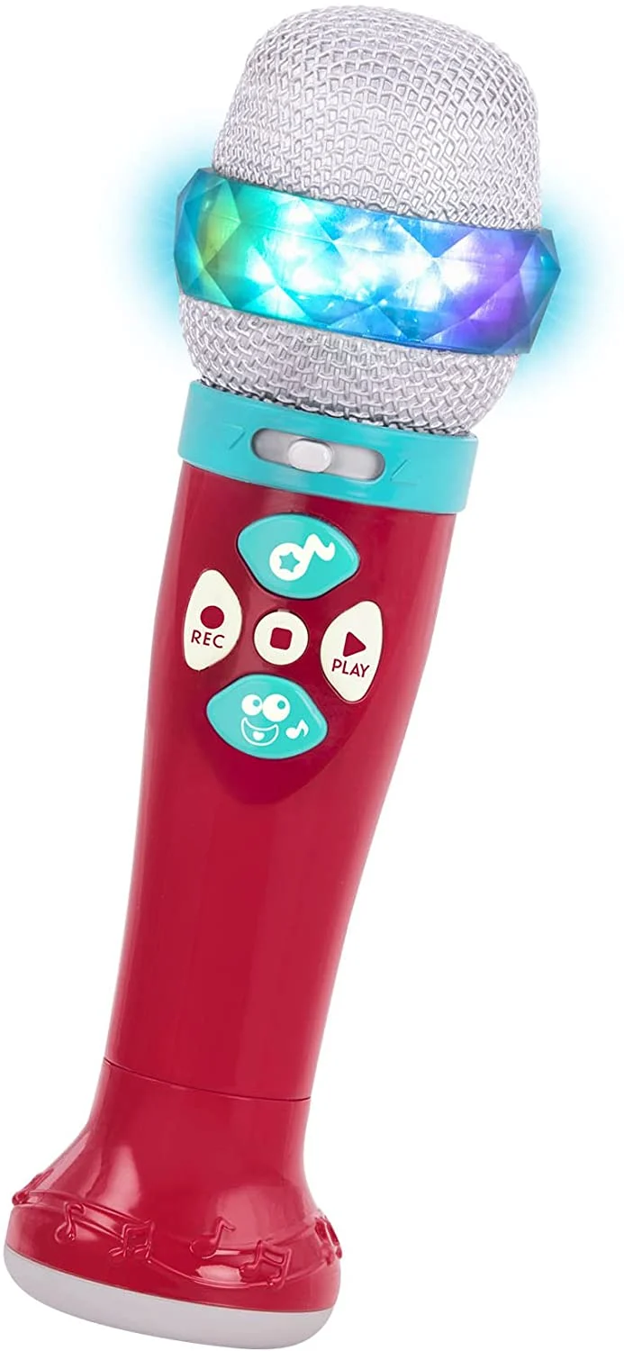 Battat Musical Light Show Microphone, Light-Up Sing-Along Mic