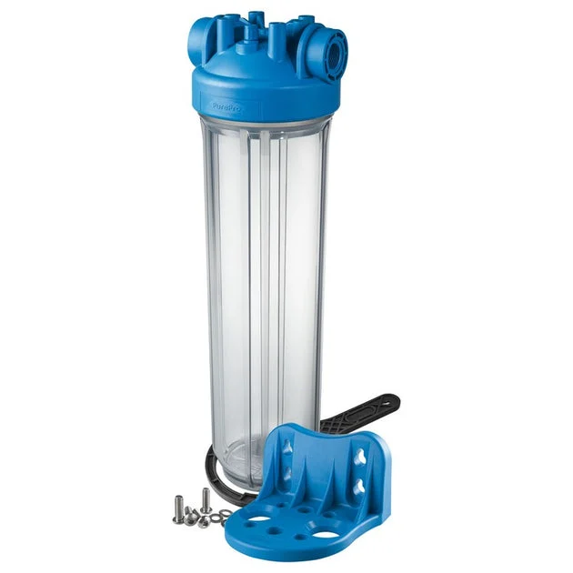 20" Big Clear Water Filtration Housing Kit 1" NPT