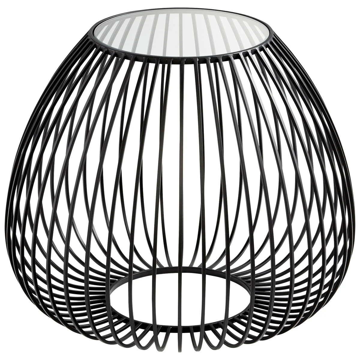 Cyan Design 10929 Iron/Glass Carina Side Table