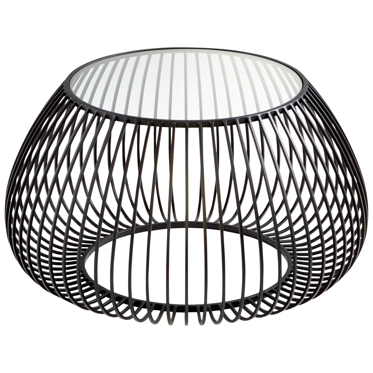 Cyan Design 10930 Iron/Glass Carina Coffee Table