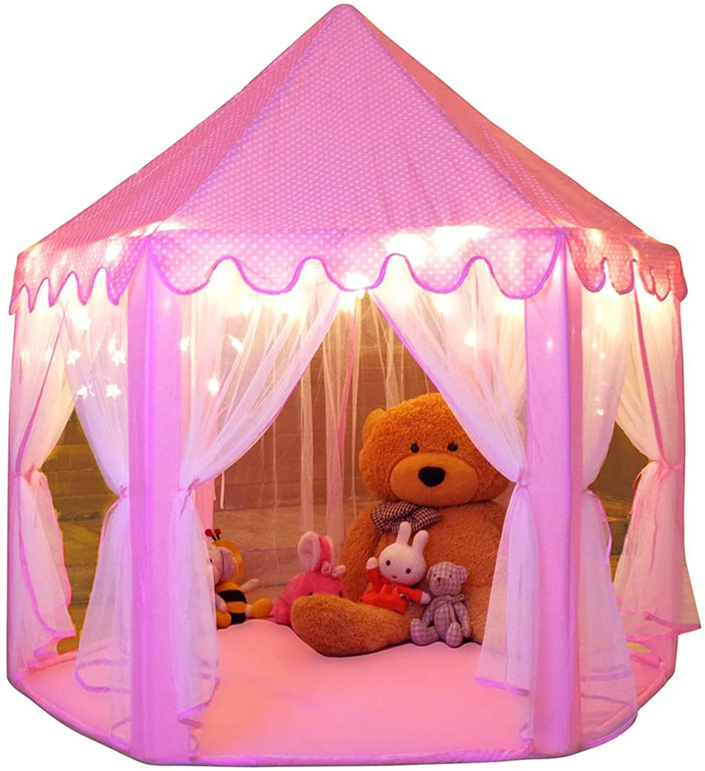 Monobeach Princess Tent Girls, Castle Play Tent with Star