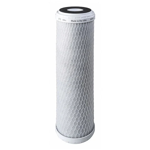 2.5" x 10" Carbon Block Filter Cartridge for Standard Water Filtration Housing