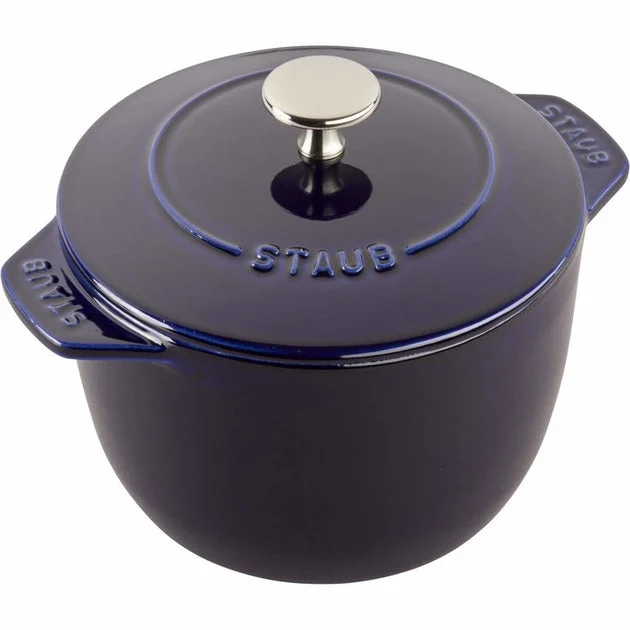 1.5-Quart Cast Iron Petite French Oven - Dark Blue