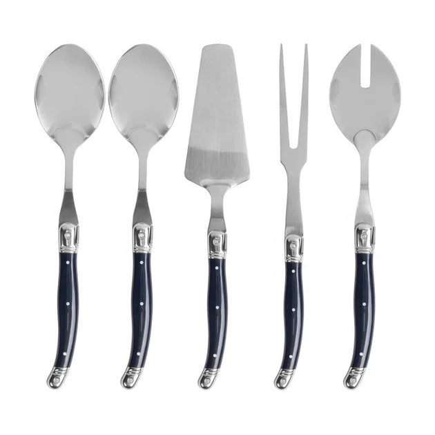 Laguiole 5-Piece Hostess Set - Navy Blue