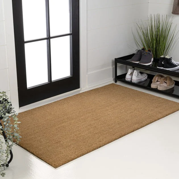 Peater Classic Casual Commercial Natural Coir 3' x 4' Doormat - Light Brown