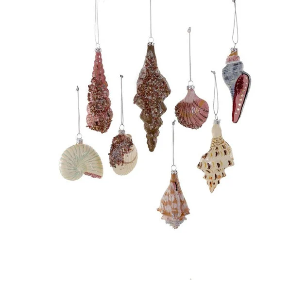 Beachcomber Ornaments Set of 8 - Assorted