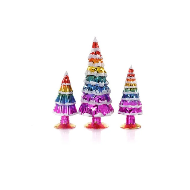 Hue Small Trees Set of 3 - Rainbow