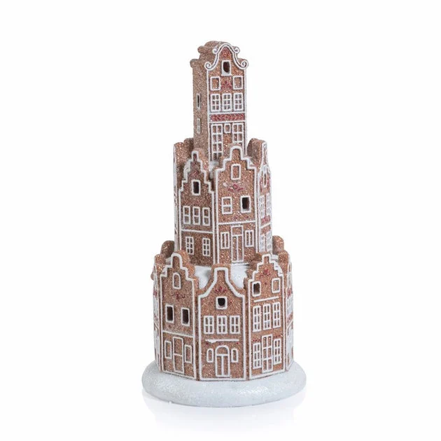 Adelard LED Holiday Gingerbread Houses