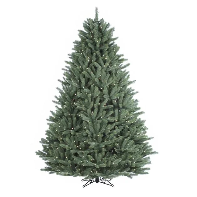 9' Pre-Lit Crystal Mountain Artificial Christmas Tree with 1550 Clear Staylit Lights
