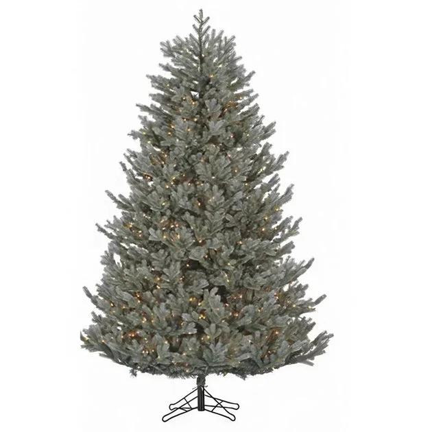 7.5' Pre-Lit Highland Blue Spruce Artificial Christmas Tree with 1000 Clear Staylit Lights