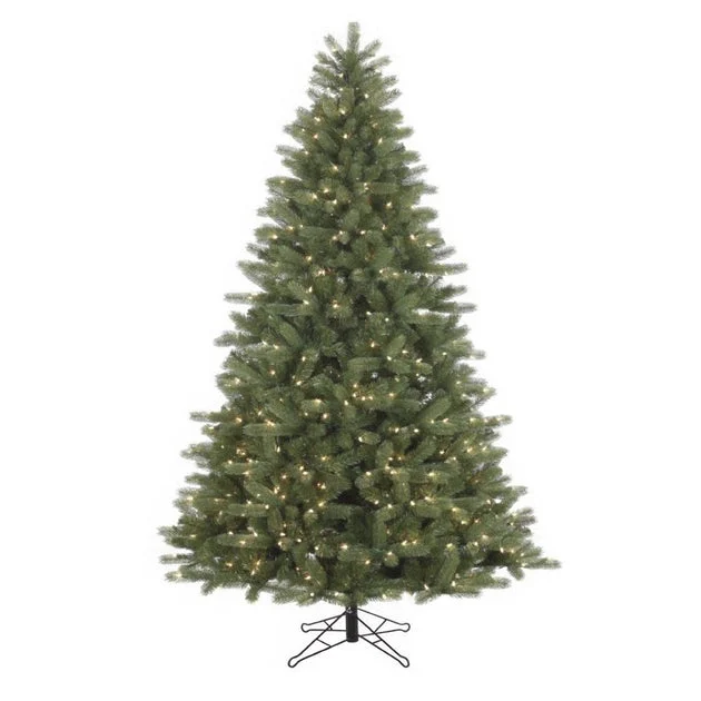 6.5' Pre-Lit Landry Pine Med Artificial Christmas Tree with 500 Clear Staylit Lights