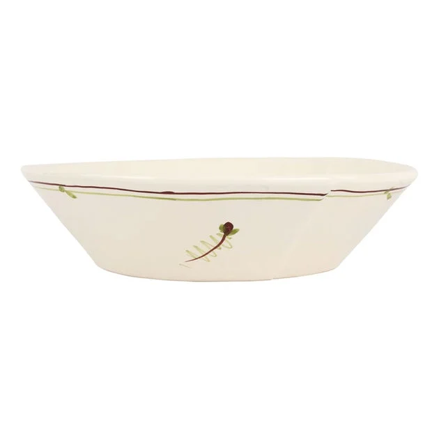 Lastra Fiori Di Bosco Large Shallow Bowl