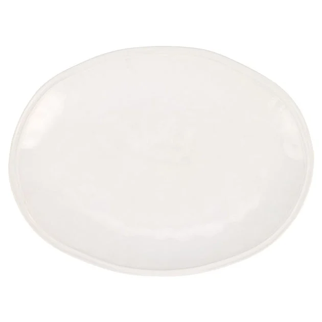 Aria White Oval Platter