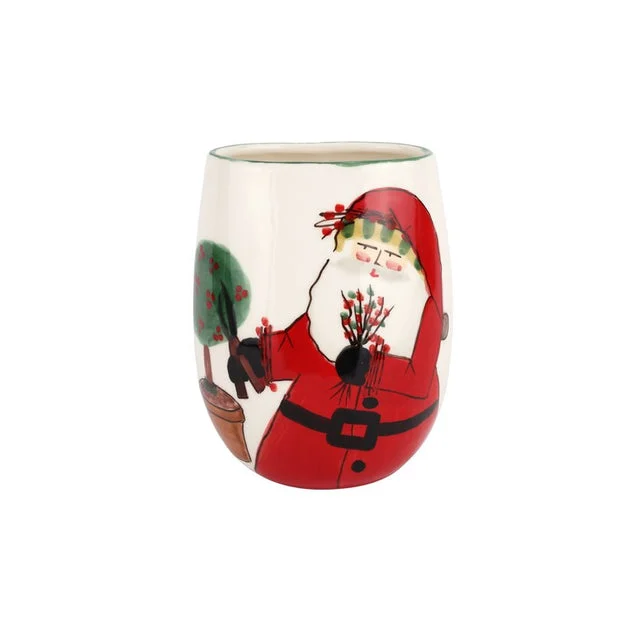 Old St. Nick Small Vase