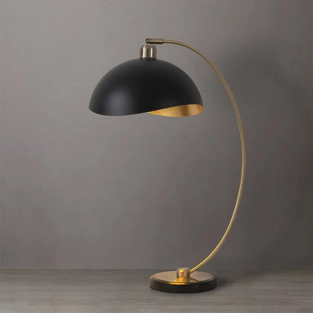 Table Lamp Luna Bella Peter Morelli 1 Lamp Weathered Brass Metal Steel