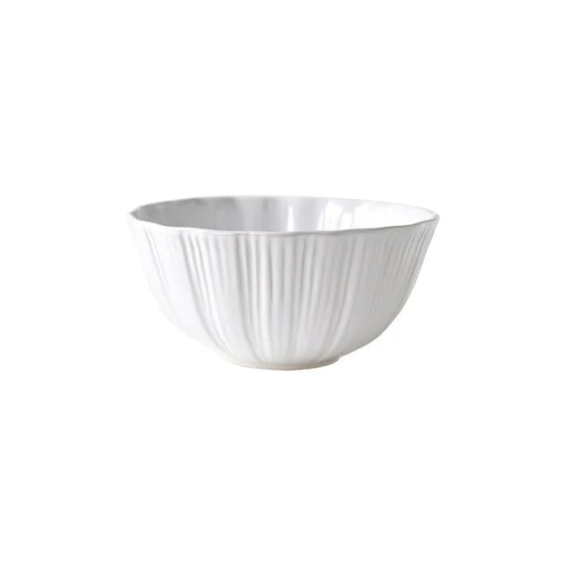 Cereal Bowl Bari 18 Ounce White Stoneware