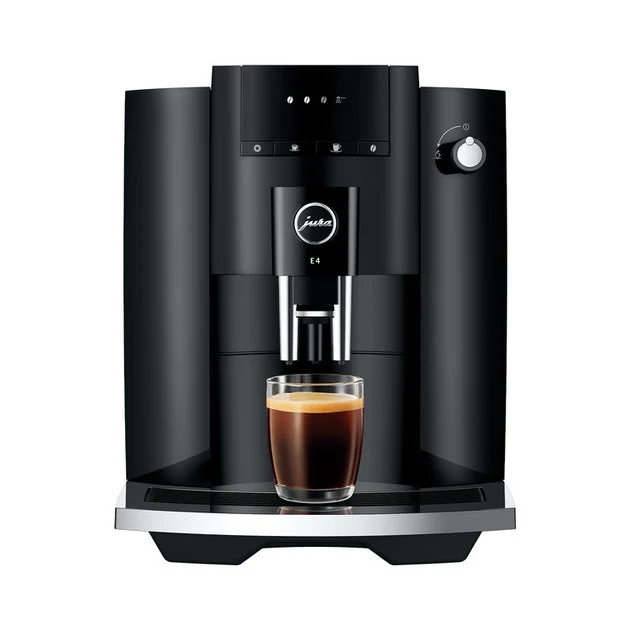 Coffee Maker E4 Specialty with Grinder Piano Black 64 Ounce ABS/Stainless Steel