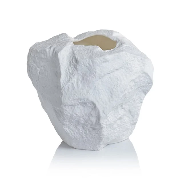 Vase Fremont Rock White Fine Bone China