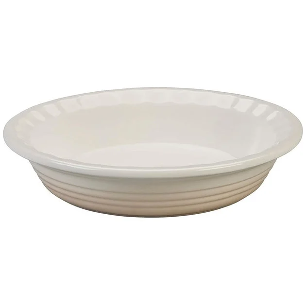 Heritage Stoneware Pie Dish - Meringue - OPEN BOX