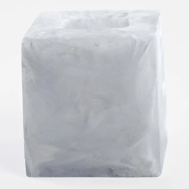 Bathroom Collection Small Square Tissue Box