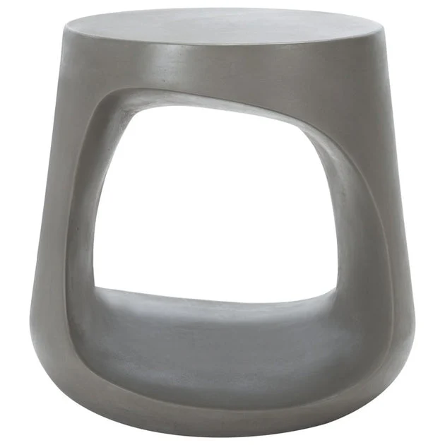 Vikki Concrete Accent Stool