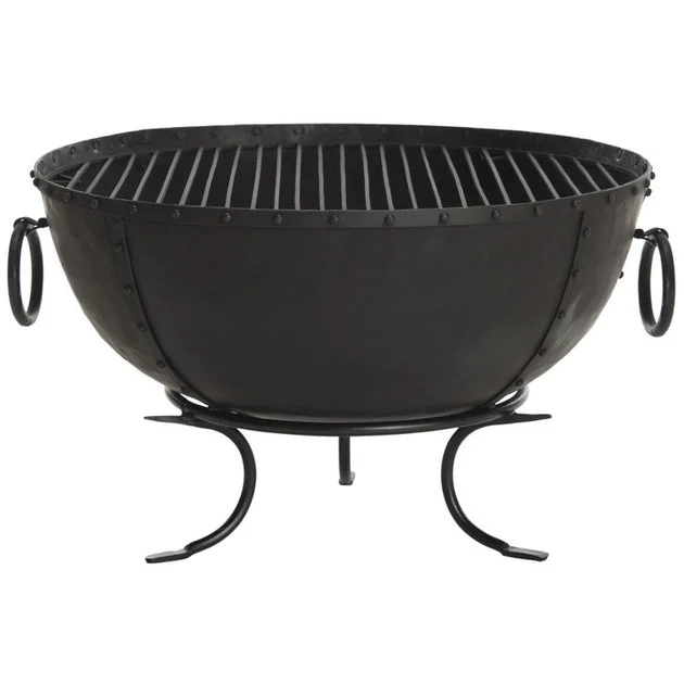 Brazil Fire Pit with Grate and Fire Poker
