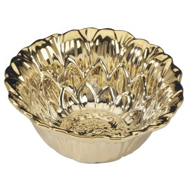 Bowl Set Gold Coast 3-D Sunflower Ice Cream 4PC Multicolored