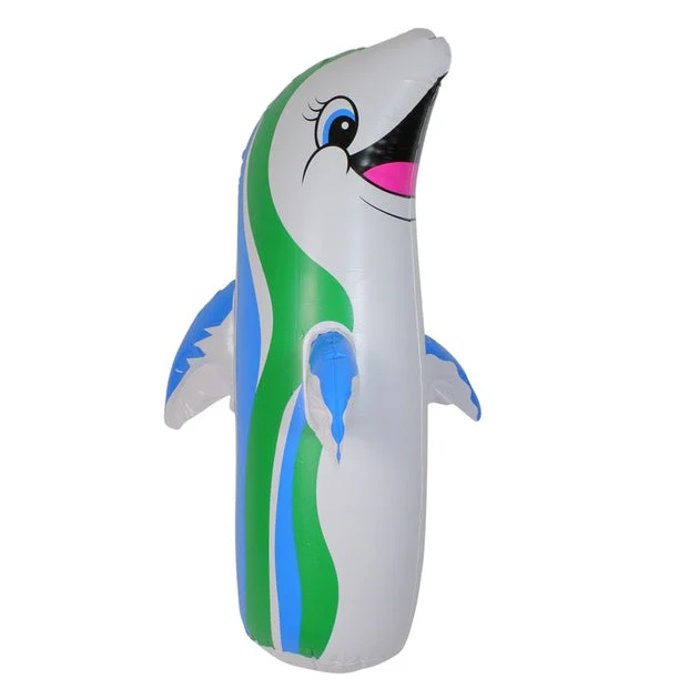 36" Inflatable Dancing Dolphin Poolside Bop Bag