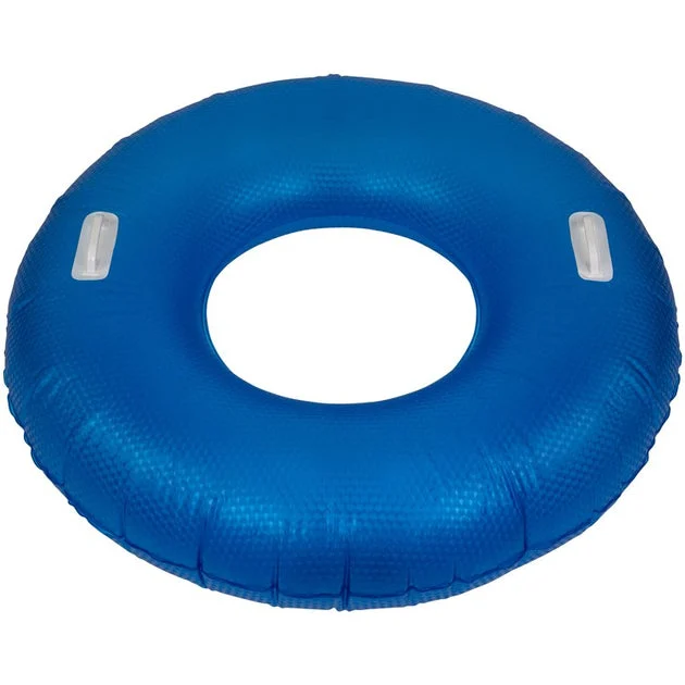 42" Sparkle Inflatable Swimming Pool Tube Ring Float - Blue