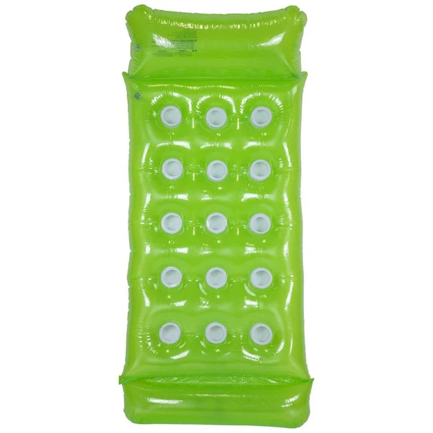 64.75" Inflatable 15-Pocket Swimming Pool Lounge