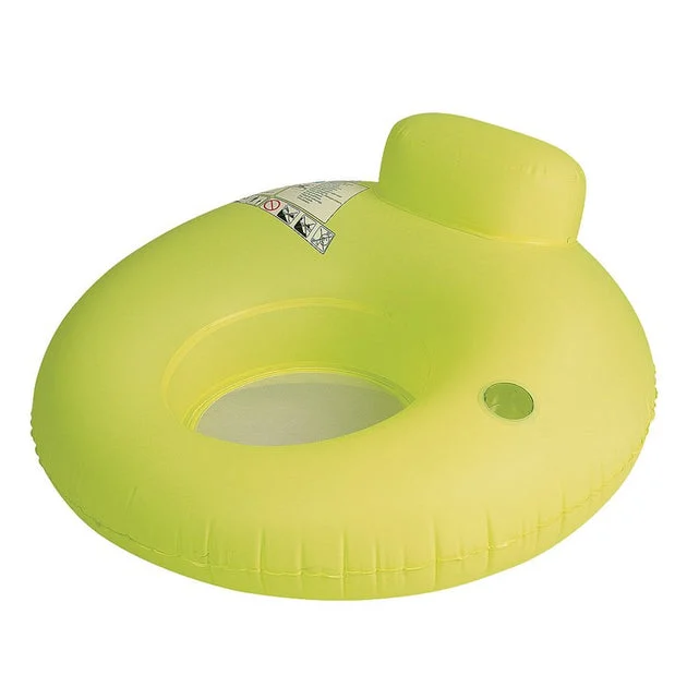 48" Inflatable Inner Tube Water Sofa Swimming Pool Lounger Float - Yellow