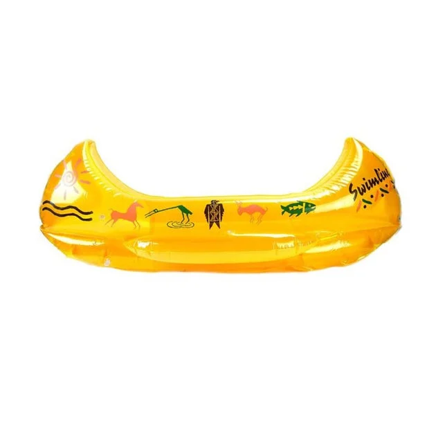 48" Inflatable Canoe Swimming Pool Float