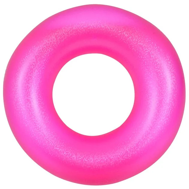 35" Inflatable Inner Tube Pool Float - Pink