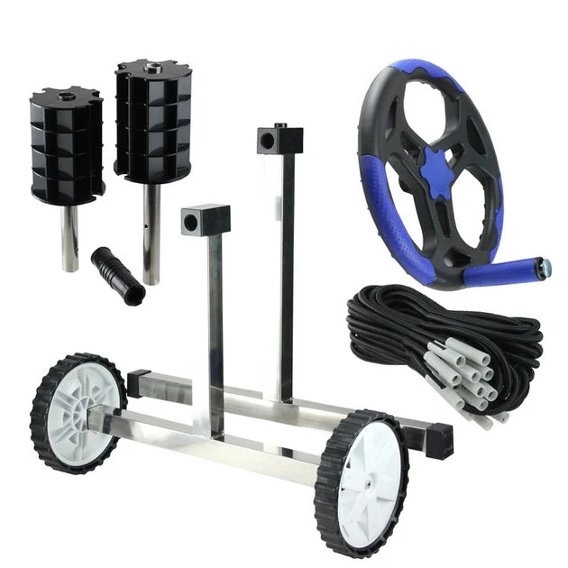 21" In-Ground Pool Cover Reel System