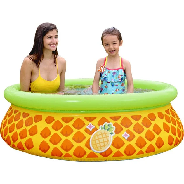 5' Inflatable Pineapple Kiddie Swimming Pool