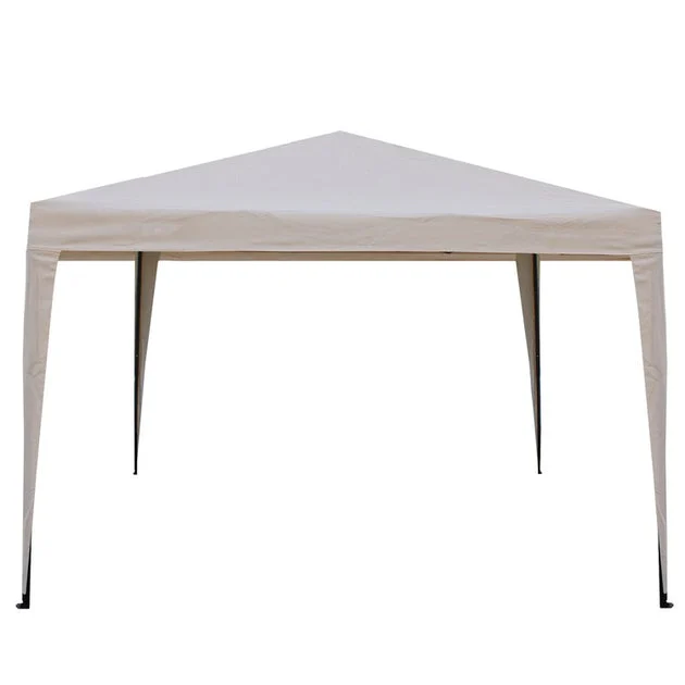 10' x 10' Pop-Up Outdoor Canopy Gazebo - Beige