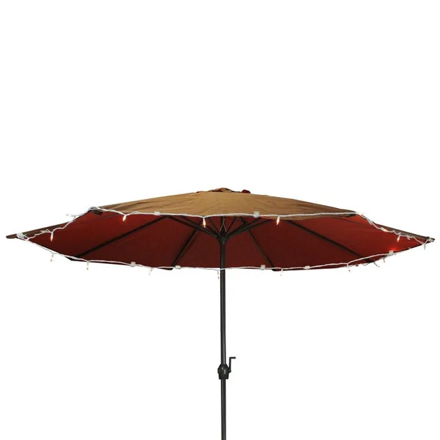 20 Clear Mini Patio Umbrella Lights with Clips