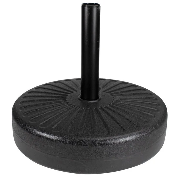 48 LBS Black Heavy Duty Water or Sand Umbrella Base