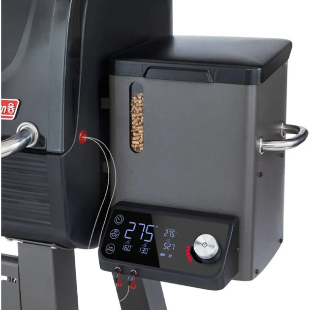 Grill Cookout Wood Pellet with LED Digital Controller 2 Probes Black