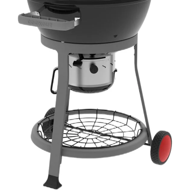 Grill Cookout Charcoal with Removable Ash Collection Black
