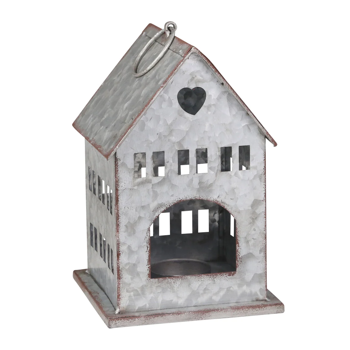 Sagebrook Home Tin 9`` Bird House Lantern
