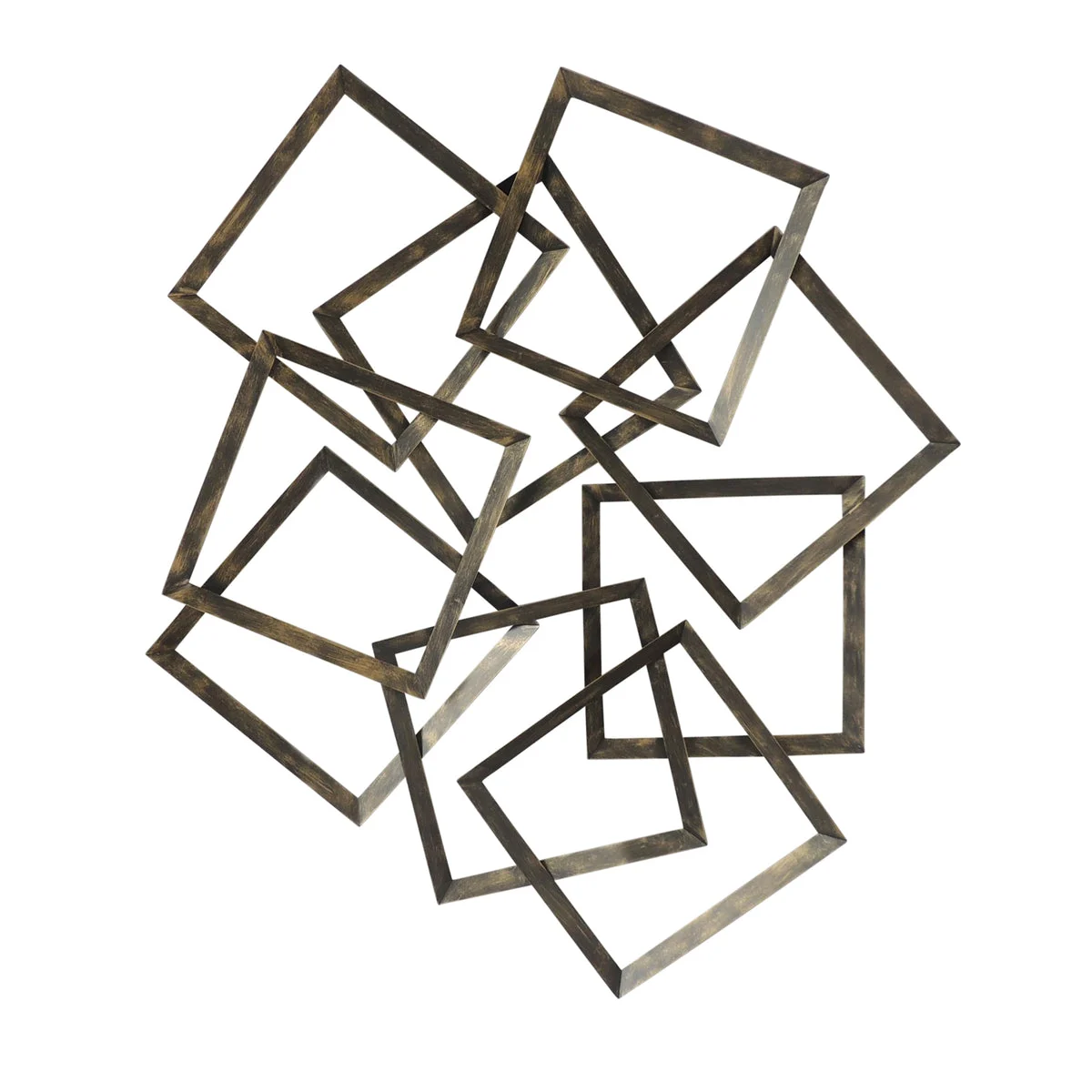 Sagebrook Home 14601-02 41" Metal 2 Tone Wall Decor, Bronze, Wb