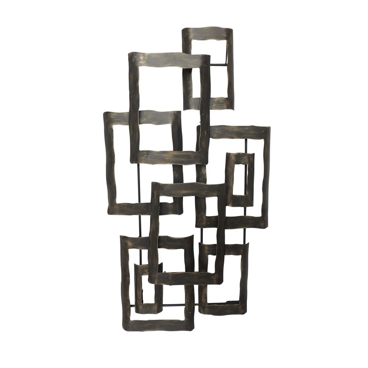 Sagebrook Home Metal 19`` Contemporary Wall Dec, Antique Bronze,Wb