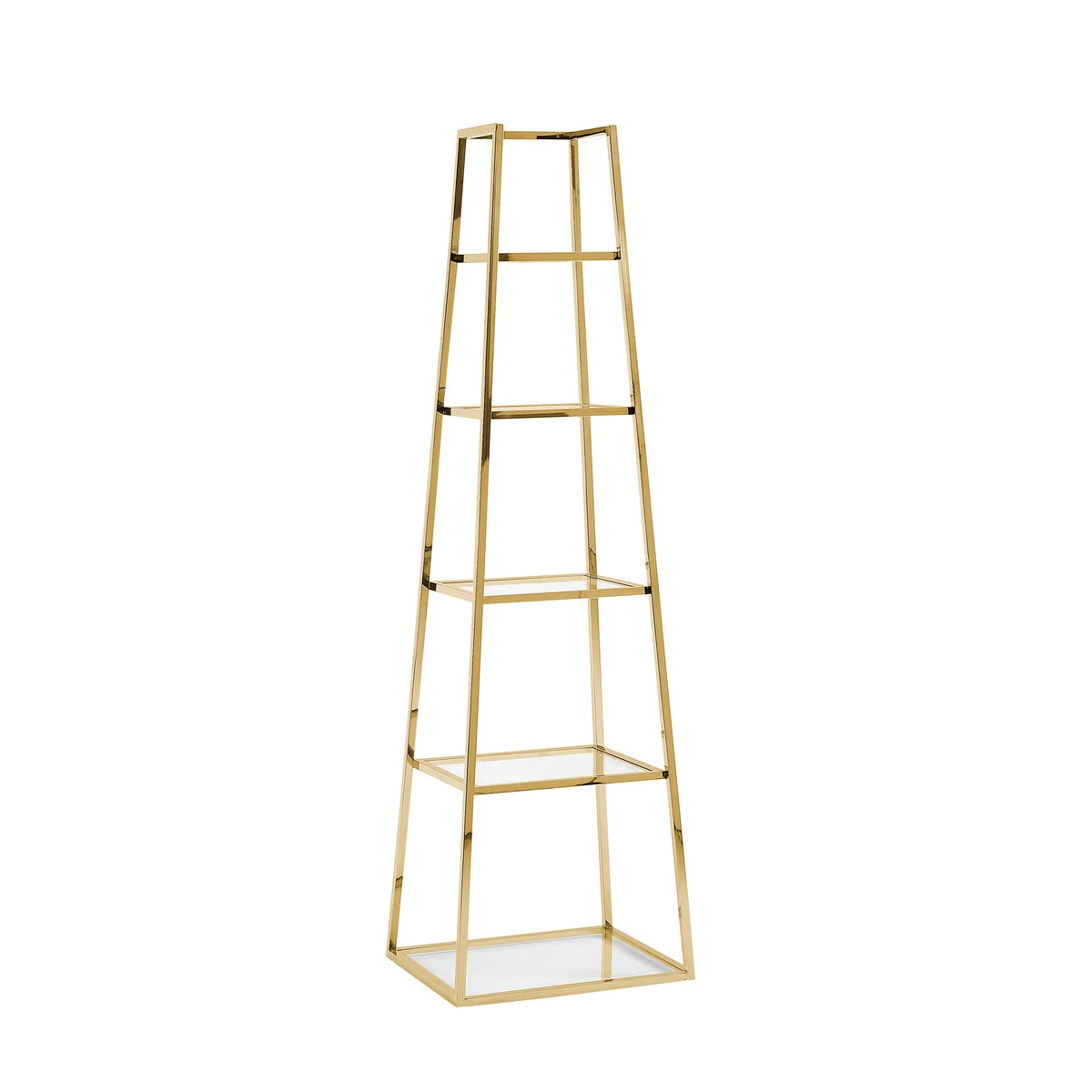 Sagebrook Home Stainless Steel Etagere, Gold