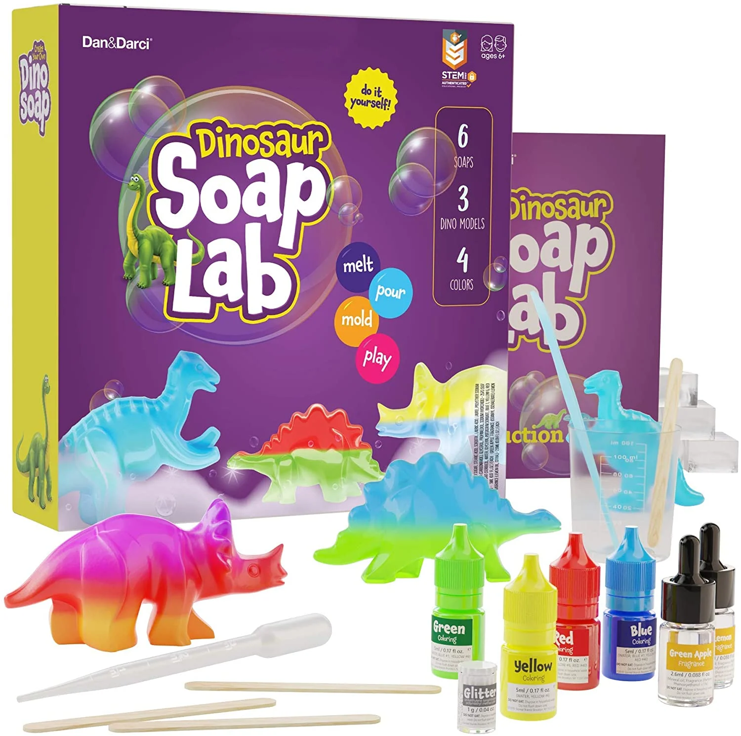 Dino Soap Making Kit for Kids – Dinosaur Science Kits